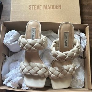 Steve Madden Kenley off white - size 9